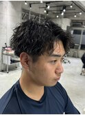 波巻きパーマ/スパイラル/ツイスパ/メンズサロン/メンズ/波巻き