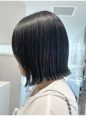 切りっぱなしボブ/ぱつっとボブ/大人ボブ/結べるボブ/黒髪ボブ