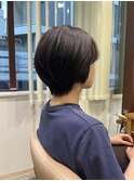 前髪長めショート