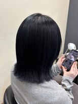 アルター(aL ter) 【外ハネボブ×ブルーブラック】くびれヘア/鎌取/林愛華
