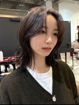 ノラ ヘアーサロン(NORA HAIR SALON) 2way 毛流れシースルーバング顔まわりレイヤー