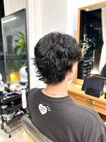 セイドット フクオカ(Say.FUKUOKA)&nbsp;【メンズ★大名】センターパートウルフ×スパイラルパーマ×束感