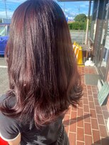 ラルート バイ ルレーヴ 藤枝青島店(La route by Le reve)&nbsp;レッドカラー［藤枝/藤枝駅/髪質改善/縮毛矯正/メンズ］