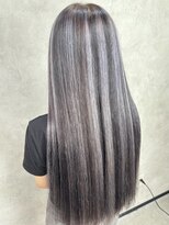 ルノン(LUNON)&nbsp;暗めカラーグランマッシュデザインカラーフェイスフレーミング