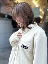 ラ キング(LA KING)&nbsp;黒髪/クラゲヘアー/オリーブグレー/小顔/ココアベージュ/栄