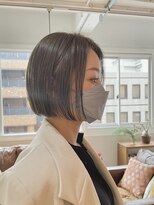 オーリーエトワ 御器所(oorry.etwa)&nbsp;【OORRY.etwa】ボブ×グレージュ