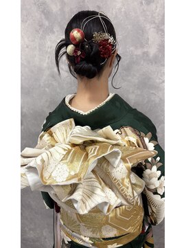 シオヘアーセカンド 西新2号店(Sio.hair 2nd) 成人式ヘア　カチモリ