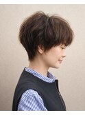 くせ毛/浜松ショートスタイル/40代髪型女性/大人ショート