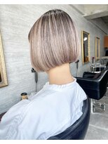 molt 麻生/レイヤーカット/ボブ/バレイヤージュ/ハイライト/海外ヘア 【モルト】 バレイヤージュ ボブ