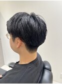 【麻布十番・六本木】アップバング/メンズカット/爽やか/理容室