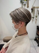 アッシュ 八王子みなみ野店(Ash) メンズ ショート ハイライト イルミナ