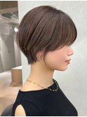 マッシュショート大人ショート耳掛けショート大人上品20代30代