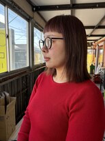 コーパル(copal)&nbsp;結べるボブ・顔まわり・レイヤー・切りっぱなし・暖色