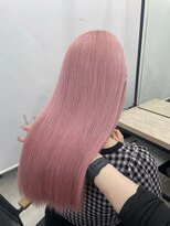 ロウル 池袋(LOWRL)&nbsp;ミルクティーブロンド/ダークブルー/デジタルパーマ/池袋
