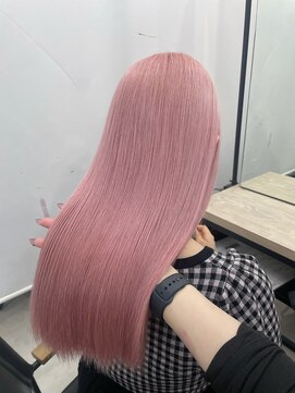 ロウル 池袋(LOWRL) ミルクティーブロンド/ダークブルー/デジタルパーマ/池袋