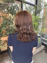 リールヘアー 大野城店(rire hair) ゆるふわ質感コテ巻き風デジタルパーマ