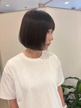ロアン(roan) 髪質改善*フェイスレイヤーボブ×透明感グレー