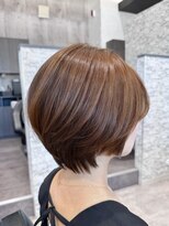 デミヘアー(Demi hair)&nbsp;くびれショート×11toneヘーゼルベージュ