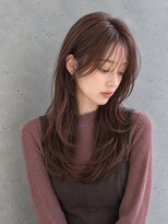 ラベルムバイエーケー(La Belleme by AK)&nbsp;レッドブラウン×ロングレイヤー