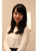 コロール (COROLLE)&nbsp;ティーンが好きな可愛い前髪にこだわった黒髪スタイル♪