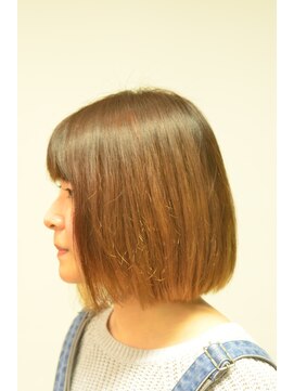 ヘアヌーダ ショートボブ、髪質改善、白髪ぼかし、キッズカット、カット