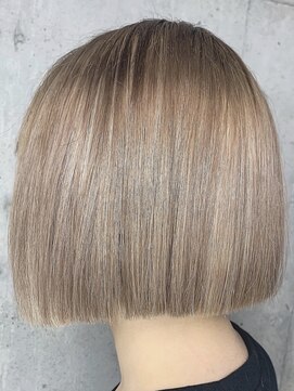 サロンドミルク 溝の口店(salon de MiLK) ＊フレンチボブのブロンドカラー