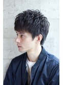 好感度/ビジネス/ビジカジ/セミウエット/1分スタイリング/束間」