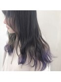 裾カラーパープル
