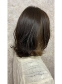 【SUGAR-B】ちらっと見えるベージュイヤリングカラー外はねボブ