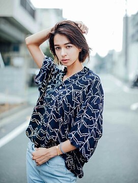 カラーサロンビスカリア 相模原エリア 淵野辺駅店(Color salon Biscaria) グランジ☆ボブ☆かきあげ[淵野辺/淵野辺駅][学割U24]