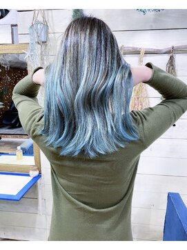 トーク 伊丹本店(TAL'KE) TAL'KE/バレイヤージュ×ライトブルー_677