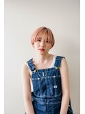 大人イメチェンスタイル/くすみピンクカラー