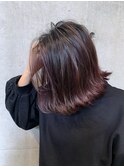 シアーピンク×バレイヤージュ 【OAK戸塚】