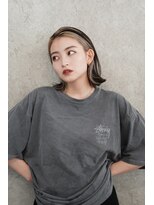 サンク 原宿 表参道(cinq)&nbsp;インナーカラーフェイスフレーミング切りっぱなしケアブリーチ