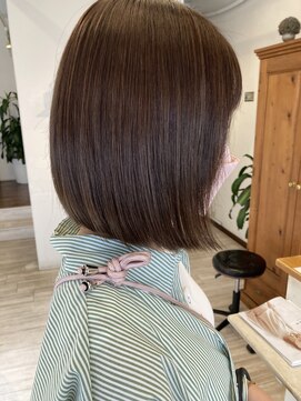 フラバー(flover) ☆flover☆【ぱつんボブ柔らかベージュ】kanna