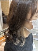 インナーカラー_イヤリングカラー_ベージュ124