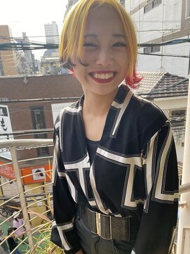 フィン(fin,) fin,/外ハネボブ/セクションカラー/グラデーションカラー