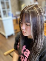 タンタントザクワフュール(Ten Tante the coiffure)&nbsp;ウィービング×薄グレー