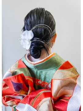 ノード(NODO) 【成人式ヘア】ツイストシニヨンアレンジ