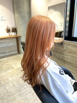 リーオオサカ(Lee Osaka) ダブルカラー　ぺールオレンジ/kana