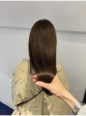 艶カラー　シアーカラー　オリーブベージュ