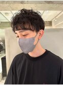 くせ毛風パーマ/大人爽やかモテ髪マッシュ/ツーブロ