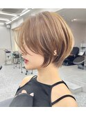 10代20代30代ショートボブ丸みショートマッシュショート似合わせ