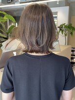 ちょっと長め レイヤーボブ　ミディアムヘア　大人ボブ