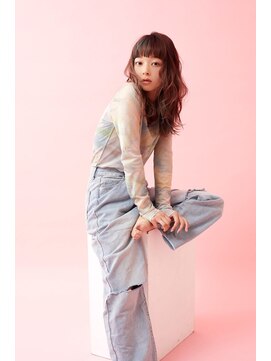 ラフィス ヘアー リノ 三宮店(La fith hair lino) 【La fith】マロンベージュ×ウェーブヘア