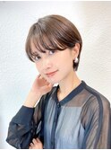 前髪あり大人ショート20代30代40代表参道