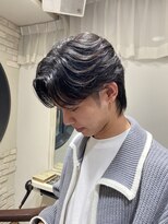 アグラン 梅田本店(a Gland)&nbsp;ニュアンスパーマ×センターパート