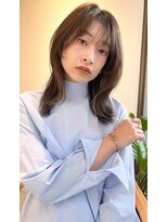 ロンドプロフィール 浦和(Lond profil)&nbsp;中川陽南子【似合わせ顔まわりレイヤーセミロングミディ外ハネ】