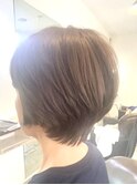 ツヤ感高明度白髪ぞめ