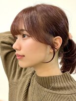 ビューエヒメ(VIEW EHIME)&nbsp;顔まわり/レイヤーカット/韓国/ロングヘア/ベージュ